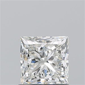 Picture of Natural Diamond 1.01 Carats, Princess with  Cut, I Color, VS2 Clarity and Certified by GIA