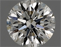 Diamante Natural 0.51 quilates, Redondo , Color I, claridad VVS2 y certificado GIA