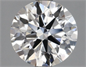 Lab Grown Diamond 1.96 Carats, Round with Excellent Cut, E Color, VS1 Clarity and Certified by GIA