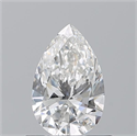 Natural Diamond 0.70 Carats, Pear with  Cut, G Color, SI1 Clarity and Certified by GIA