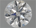 Natural Diamond 1.20 Carats, Round with Excellent Cut, G Color, I1 Clarity and Certified by GIA