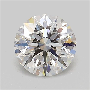 Picture of Lab Grown Diamond 1.02 Carats, Round with Excellent Cut, D Color, VVS1 Clarity and Certified by IGI