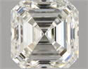 Natural Diamond 1.07 Carats, Asscher with  Cut, I Color, VVS1 Clarity and Certified by IGI