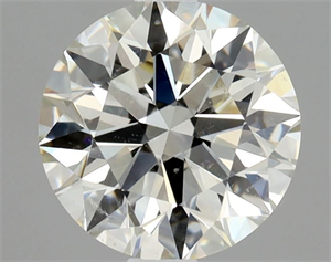 Picture of Natural Diamond 0.81 Carats, Round with Excellent Cut, K Color, SI1 Clarity and Certified by GIA
