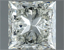 Natural Diamond 1.00 Carats, Princess with  Cut, I Color, VVS1 Clarity and Certified by IGI