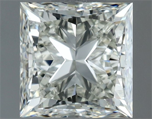 Picture of Natural Diamond 1.00 Carats, Princess with  Cut, I Color, VVS1 Clarity and Certified by IGI
