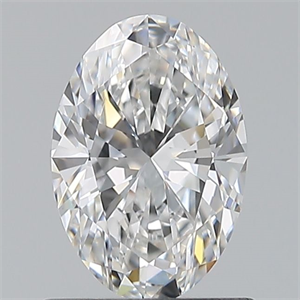 Picture of Natural Diamond 0.70 Carats, Oval with  Cut, E Color, FL Clarity and Certified by GIA