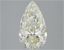 Natural Diamond 3.01 Carats, Pear with  Cut, K Color, VVS1 Clarity and Certified by IGI