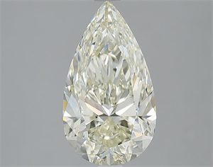 Picture of Natural Diamond 3.01 Carats, Pear with  Cut, K Color, VVS1 Clarity and Certified by IGI
