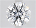 Lab Grown Diamond 1.56 Carats, Round with Ideal Cut, E Color, VS2 Clarity and Certified by IGI