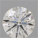 Natural Diamond 0.44 Carats, Round with Excellent Cut, H Color, SI2 Clarity and Certified by IGI