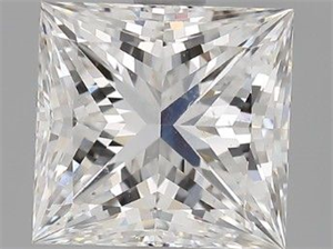 Picture of Natural Diamond 2.21 Carats, Princess with  Cut, F Color, SI1 Clarity and Certified by GIA