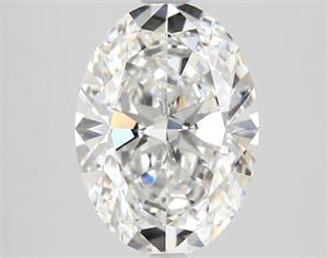 Picture of Natural Diamond 2.51 Carats, Oval with  Cut, D Color, VVS2 Clarity and Certified by GIA