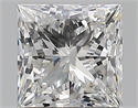 Diamante Natural 1.00 quilates, Princesa , Color E, claridad SI1 y certificado GIA