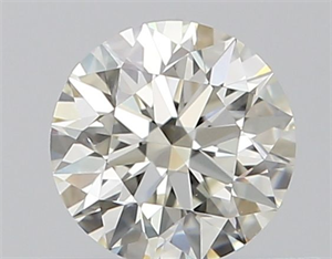 Picture of Natural Diamond 0.42 Carats, Round with Excellent Cut, J Color, VVS1 Clarity and Certified by GIA
