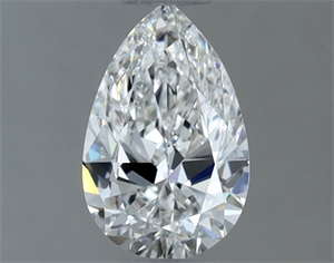 Picture of Natural Diamond 0.50 Carats, Pear with  Cut, F Color, VS1 Clarity and Certified by GIA