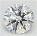 Lab Grown Diamond 3.16 Carats, Round with Excellent Cut, D Color, VVS2 Clarity and Certified by GIA