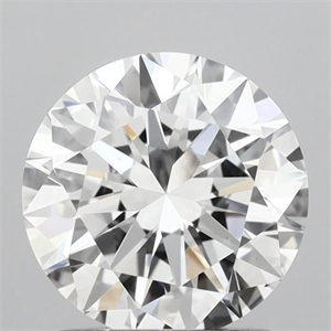 Picture of Lab Grown Diamond 1.38 Carats, Round with Excellent Cut, D Color, VS1 Clarity and Certified by IGI