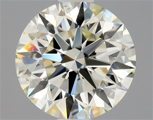 Picture of Natural Diamond 0.90 Carats, Round with Excellent Cut, M Color, SI1 Clarity and Certified by GIA