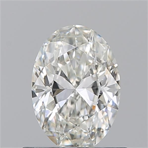 Picture of Natural Diamond 0.71 Carats, Oval with  Cut, I Color, VVS1 Clarity and Certified by GIA