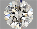 Natural Diamond 0.70 Carats, Round with Excellent Cut, J Color, VS2 Clarity and Certified by GIA