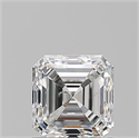 Natural Diamond 1.01 Carats, Asscher with  Cut, F Color, SI1 Clarity and Certified by GIA