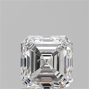 Picture of Natural Diamond 1.01 Carats, Asscher with  Cut, F Color, SI1 Clarity and Certified by GIA