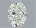 Natural Diamond 0.50 Carats, Oval with  Cut, H Color, VVS2 Clarity and Certified by IGI