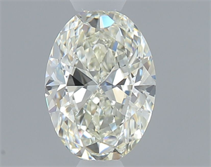 Picture of Natural Diamond 0.50 Carats, Oval with  Cut, H Color, VVS2 Clarity and Certified by IGI