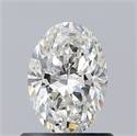 Natural Diamond 0.74 Carats, Oval with  Cut, G Color, IF Clarity and Certified by GIA
