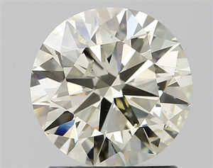 Picture of Natural Diamond 1.50 Carats, Round with Excellent Cut, L Color, SI2 Clarity and Certified by IGI