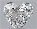 Natural Diamond 1.70 Carats, Heart with  Cut, H Color, SI1 Clarity and Certified by GIA