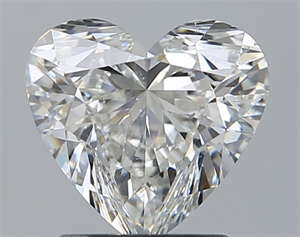 Picture of Natural Diamond 1.70 Carats, Heart with  Cut, H Color, SI1 Clarity and Certified by GIA
