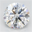 Lab Grown Diamond 2.56 Carats, Round with Excellent Cut, D Color, VVS1 Clarity and Certified by GIA