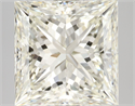 Diamante Natural 4.02 quilates, Princesa , Color K, claridad VS2 y certificado IGI