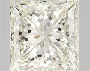 Foto Diamante Natural 4.02 quilates, Princesa , Color K, claridad VS2 y certificado IGI de