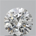 Natural Diamond 0.70 Carats, Round with Excellent Cut, H Color, SI1 Clarity and Certified by GIA
