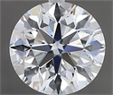 Natural Diamond 1.90 Carats, Round with Excellent Cut, D Color, VVS1 Clarity and Certified by GIA