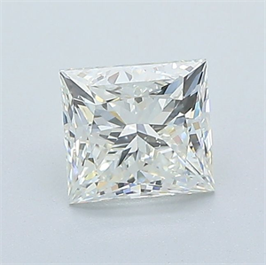 Foto Diamante Natural 0.85 quilates, Princesa , Color J, claridad SI1 y certificado GIA de