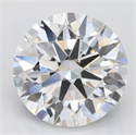 Lab Grown Diamond 3.00 Carats, Round with Excellent Cut, D Color, VVS1 Clarity and Certified by GIA