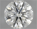 Natural Diamond 0.70 Carats, Round with Excellent Cut, J Color, SI1 Clarity and Certified by GIA