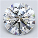 Diamante Natural 3.02 quilates, Redondo , Color H, claridad VS2 y certificado GIA