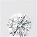 Lab Grown Diamond 1.07 Carats, Round with Ideal Cut, E Color, VS2 Clarity and Certified by IGI