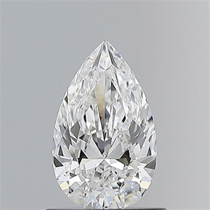 Picture of Natural Diamond 0.70 Carats, Pear with  Cut, E Color, SI1 Clarity and Certified by GIA