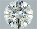 Natural Diamond 3.09 Carats, Round with Excellent Cut, K Color, VVS1 Clarity and Certified by GIA