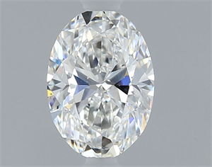 Foto Diamante Natural 0.40 quilates, Ovalado , Color F, claridad SI1 y certificado GIA de