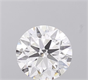 Lab Grown Diamond 1.08 Carats, Round with Ideal Cut, D Color, VVS2 Clarity and Certified by IGI
