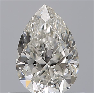 Picture of Natural Diamond 0.50 Carats, Pear with  Cut, H Color, VS2 Clarity and Certified by GIA