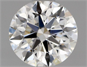 Natural Diamond 0.74 Carats, Round with Excellent Cut, G Color, VVS1 Clarity and Certified by GIA
