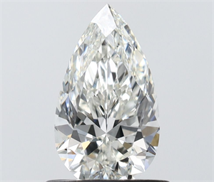 Picture of Natural Diamond 0.70 Carats, Pear with  Cut, H Color, VS1 Clarity and Certified by IGI